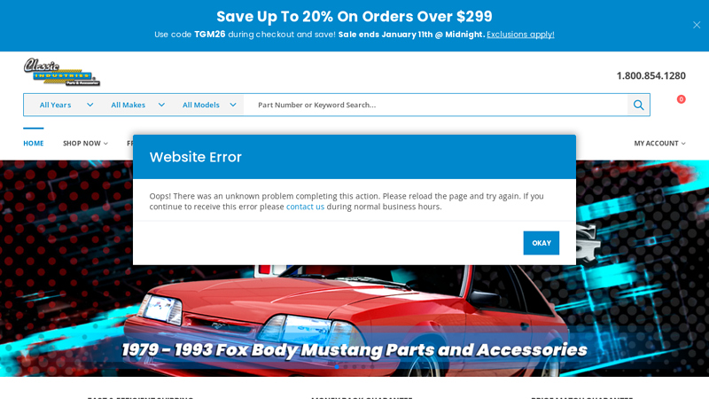 Classic Industries american classic truck parts