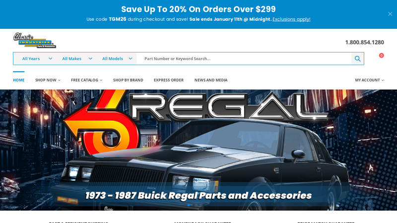 Classic Industries muscle car parts