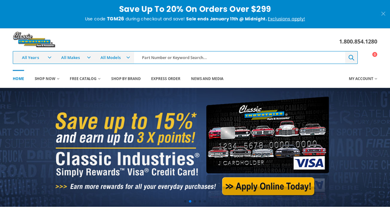 Classic Industries classic car parts usa