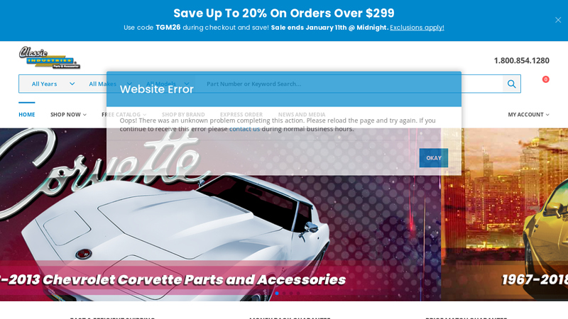 Classic Industries chevy truck restoration parts