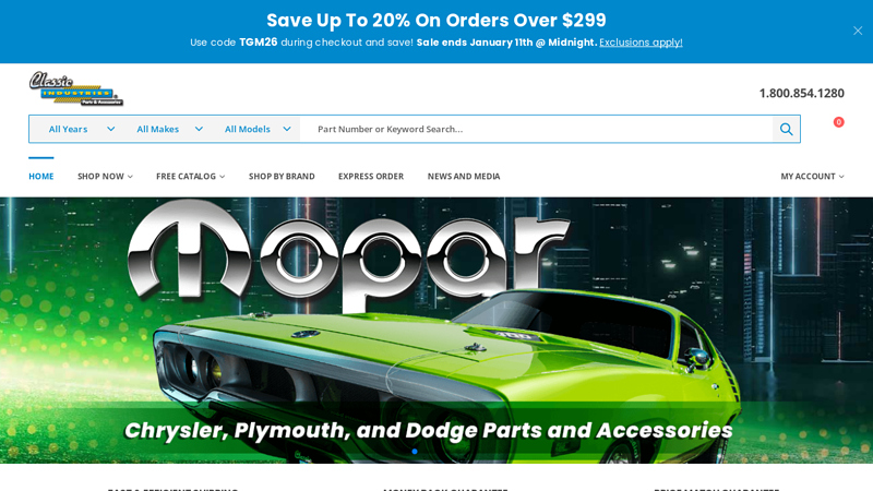 Classic Industries old car parts