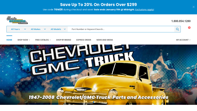 Classic Industries car pick a part