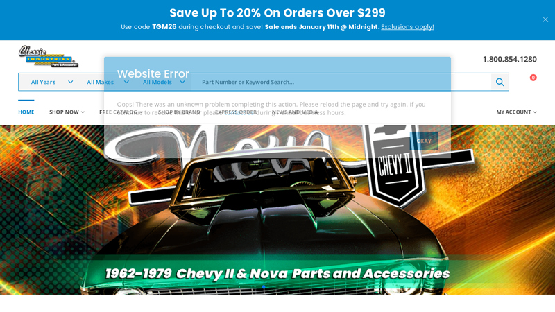 Classic Industries classic car parts okc