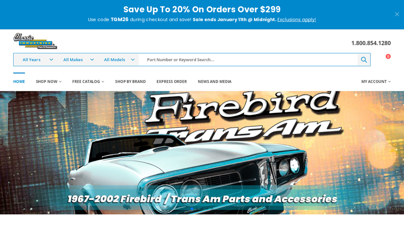 Classic Industries vintage chevy car parts