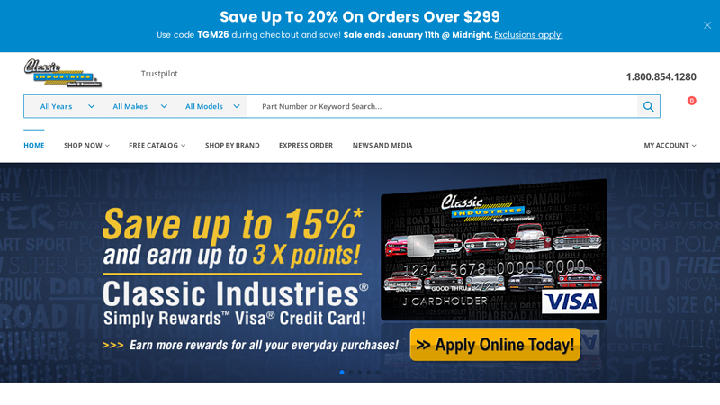 Classic Industries ford truck restoration parts