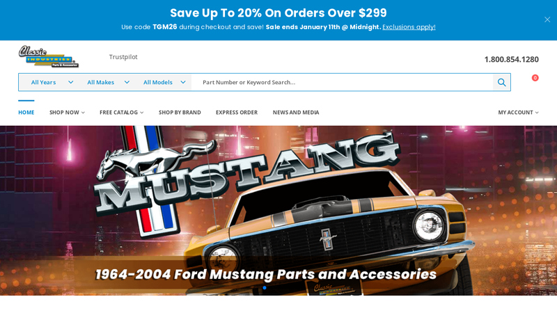 Classic Industries car parts magazine