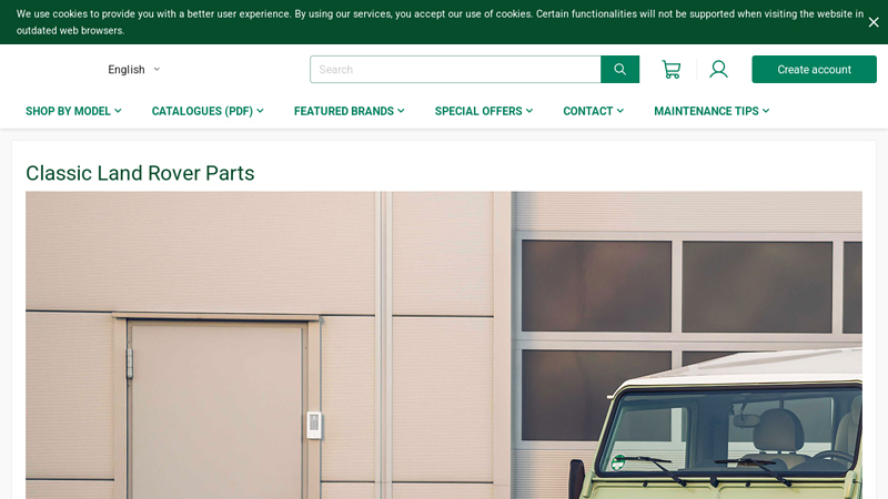 Classic Land Rover Parts land rover auto parts