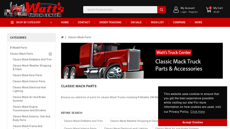 Classic Mack Parts classic truck parts