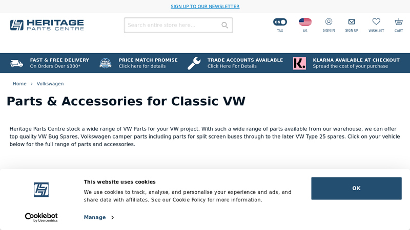 Classic VW Parts & Accessories classic vw beetle car parts