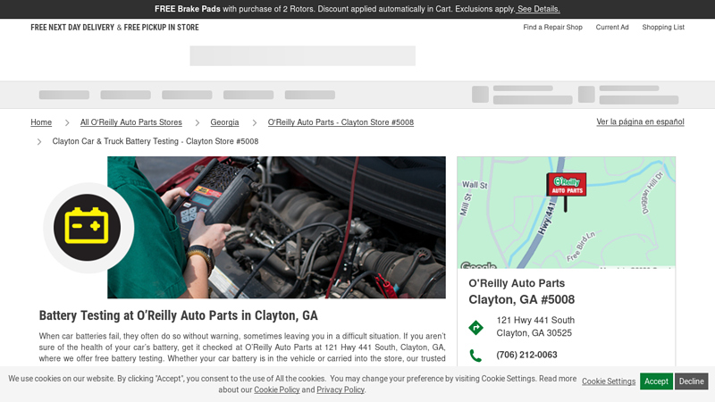 Clayton Car & Truck Battery Testing advance auto parts clayton north carolina