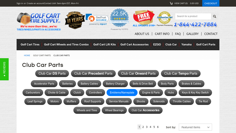 Club Car Parts club car parts online