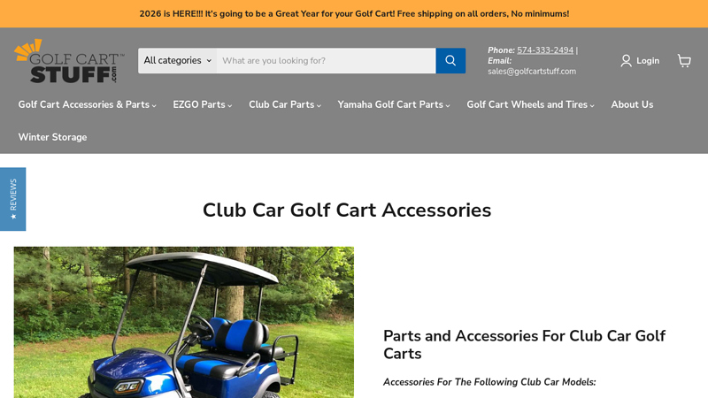 Club Car Parts and Accessories golf car parts near me