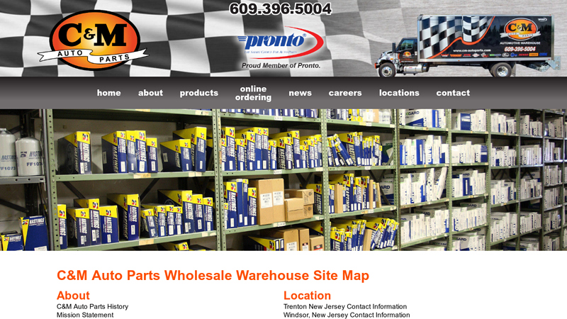 C&M Auto Parts Wholesale Warehouse Site Map c and m auto parts