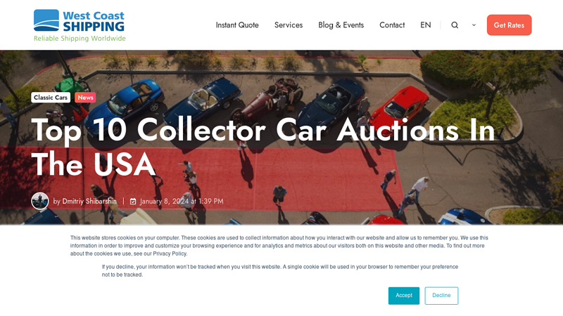 Collector Car Auctions In The USA car part auction