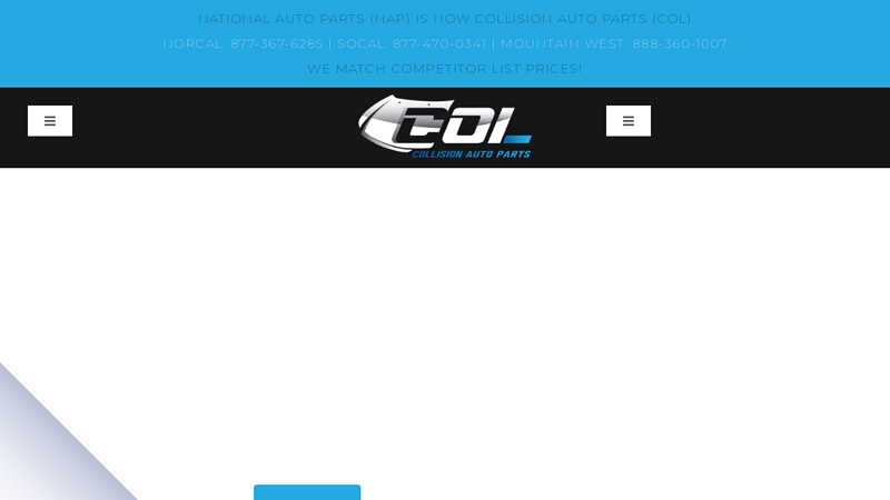 Collision Auto Parts auto hood parts