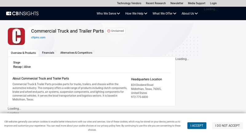 Commercial Truck and Trailer Parts tnt truck parts