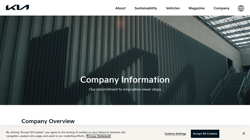 Company Information kia motors parts