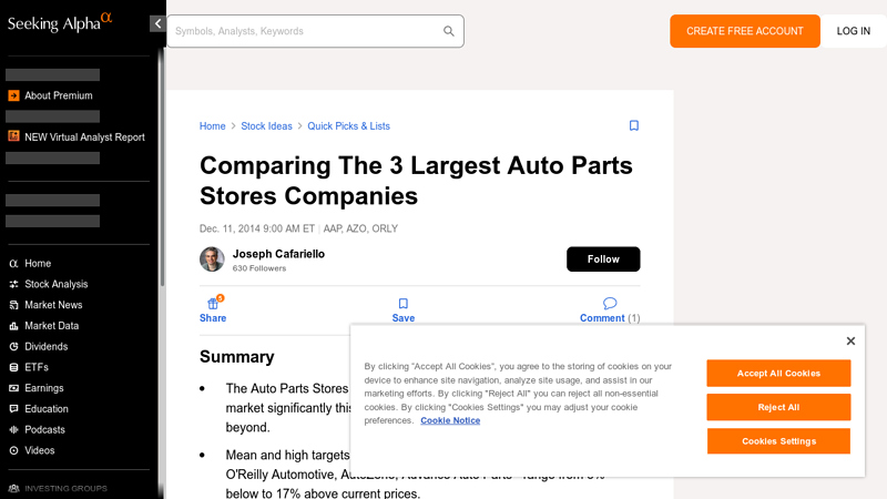 Comparing The 3 Largest Auto Parts Stores Companies auto parts plus near me
