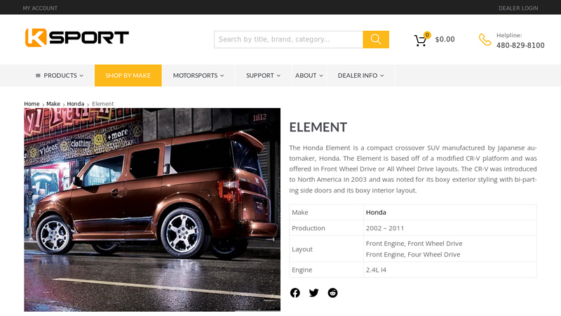 Complete Guide to Honda Element Suspension, Brakes & Other ... honda element aftermarket parts