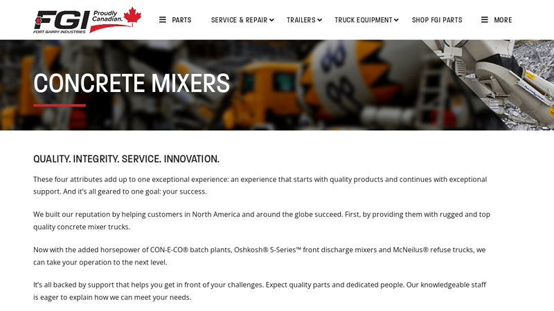 Concrete Mixers concrete mixer truck parts