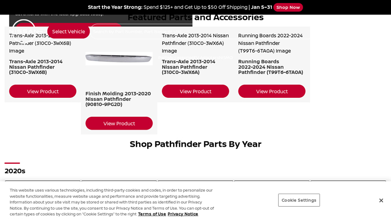Conquer Every Journey with Nissan Pathfinder Parts & Accessories nissan pathfinder car parts