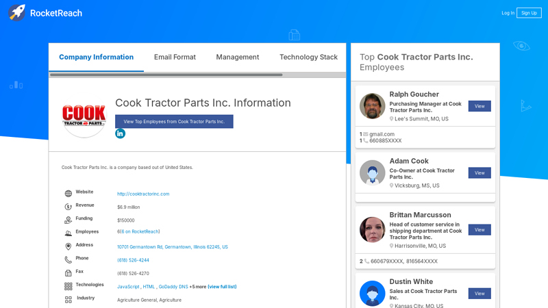 Cook Tractor Parts Inc. Information cook tractor parts clinton