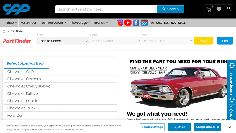 CPP Part Finder pacific auto co auto parts