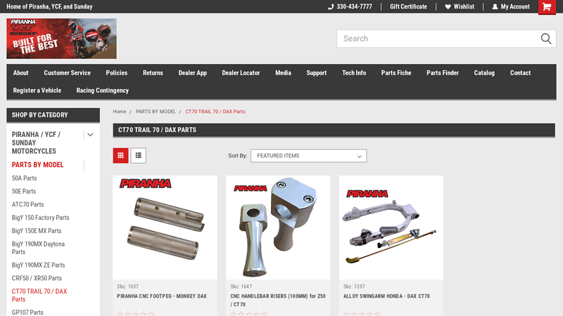 CT70 TRAIL 70 / DAX Parts honda ct70 restoration parts