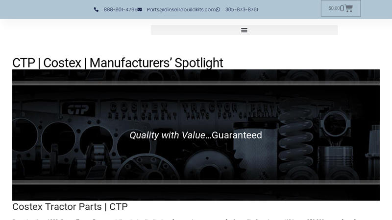 CTP costex tractor parts