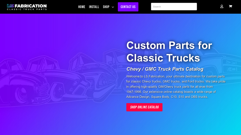 Custom Parts for Classic Trucks 1988 chevy truck parts