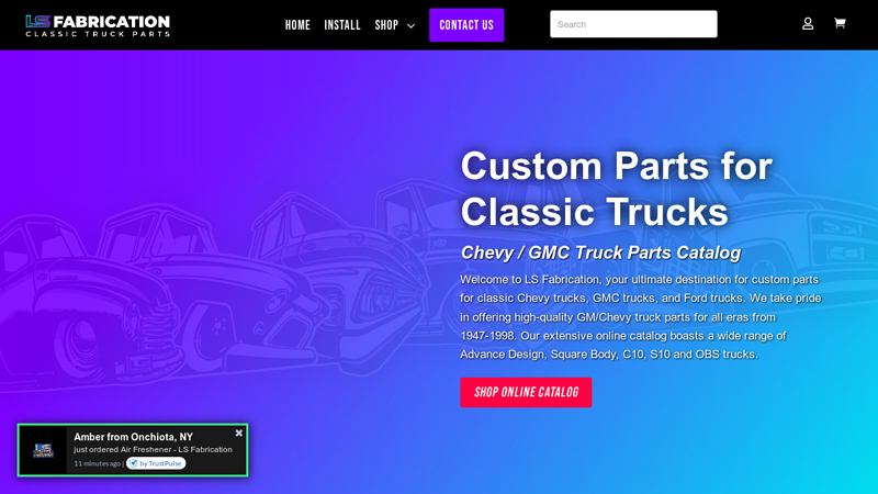 Custom Parts for Classic Trucks aftermarket gmc truck parts