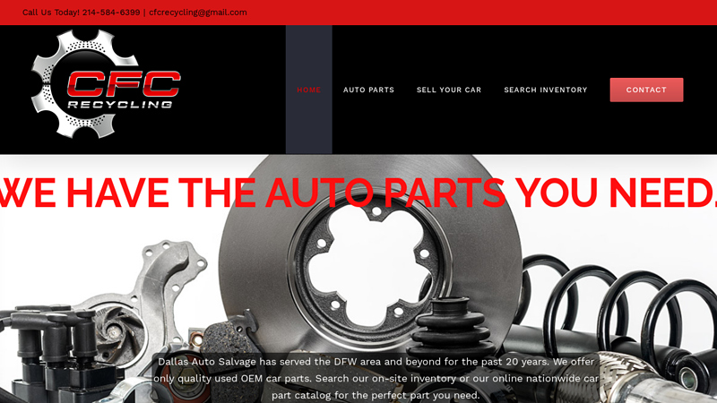 Dallas Salvage Auto Parts used auto parts dallas