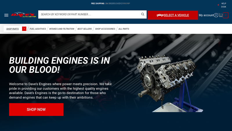 DAVE'S ENGINES daves truck parts