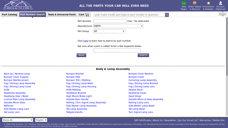 DEPO depo professional auto parts