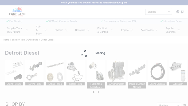 Detroit Diesel detroit diesel auto parts