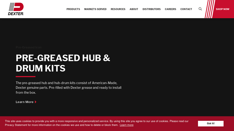 Dexter Group car trailer parts