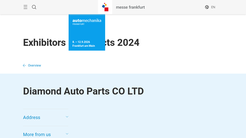 Diamond Auto Parts CO LTD diamond auto parts