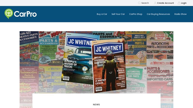Did You Ever Get a JC Whitney Catalog? It's Back! jc whitney car catalog auto parts
