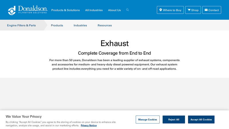 Diesel Exhaust Systems semi truck exhaust parts