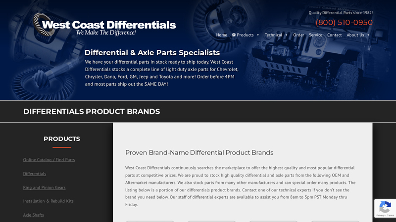 Differentials Product Brands car axle parts