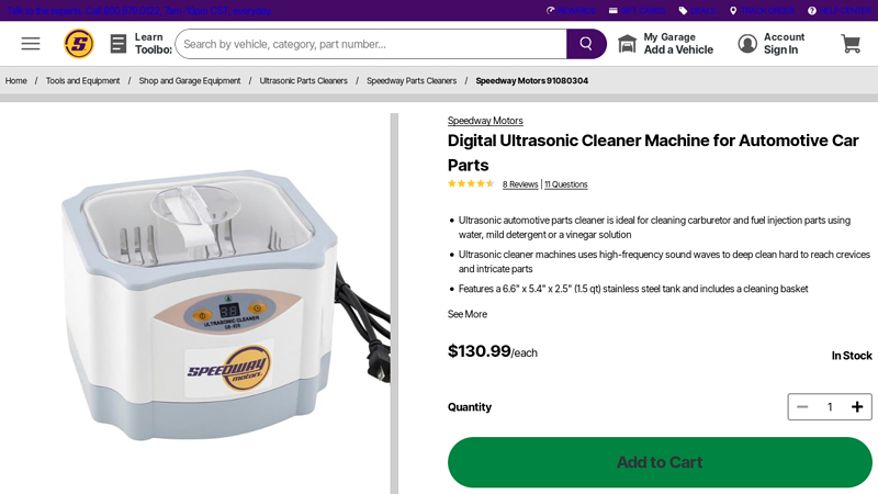 Digital Ultrasonic Cleaner Machine for Carburetor Parts/Fuel Injectors ultrasonic cleaner for car parts