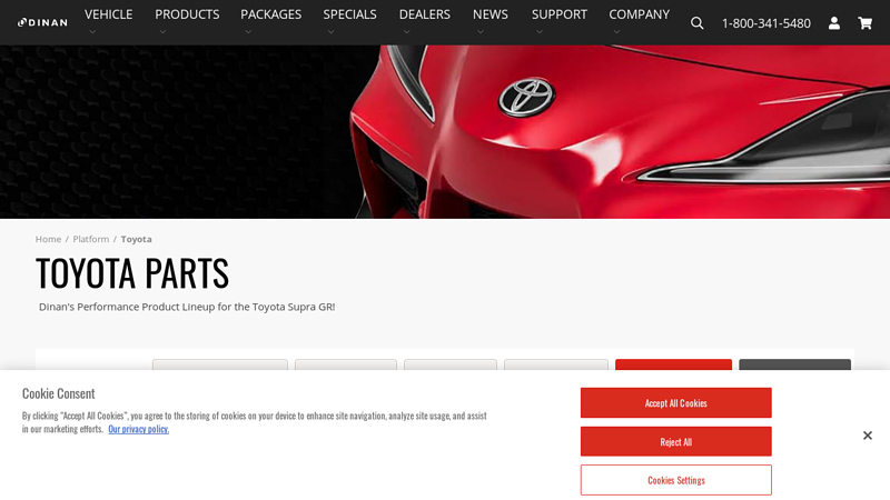 Dinan's Performance Product Lineup for the Toyota Supra GR! toyota supra performance parts