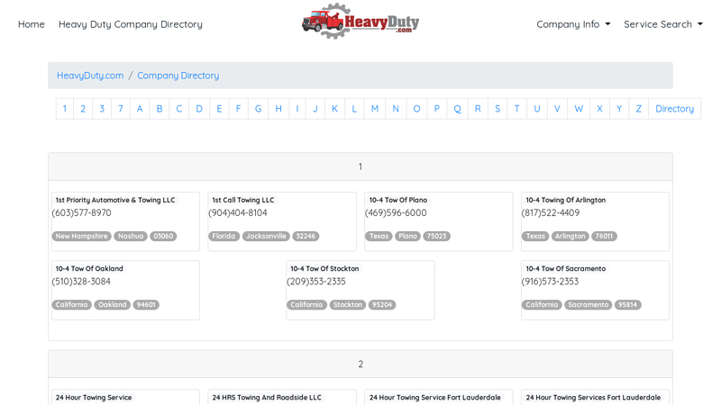 Directory calton auto parts md