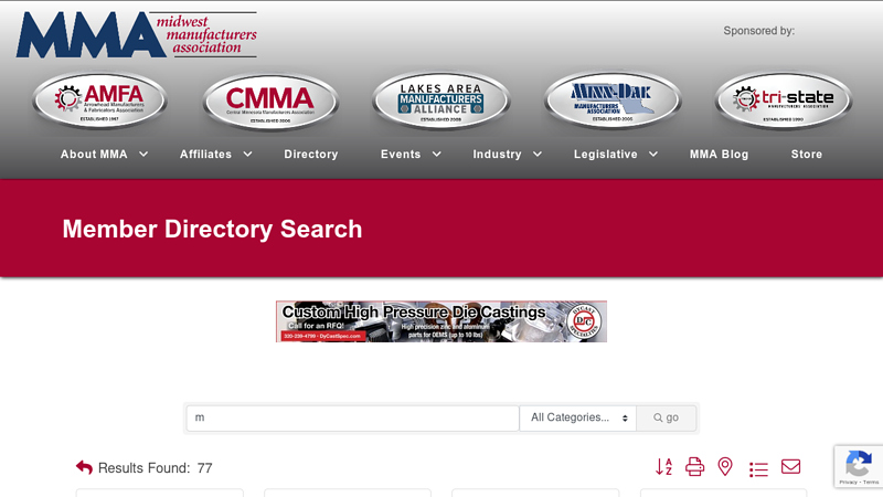 Directory Alpha Search: m car parts mankato mn