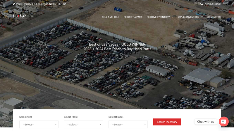 Dis & Dat Auto Recycling – U used auto parts las vegas nv