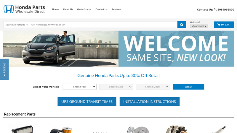 Discount OEM Honda Parts and Accessories ... where to buy honda parts