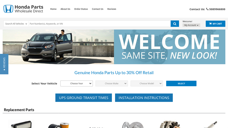 Discount OEM Honda Parts and Accessories ... genuine honda parts online