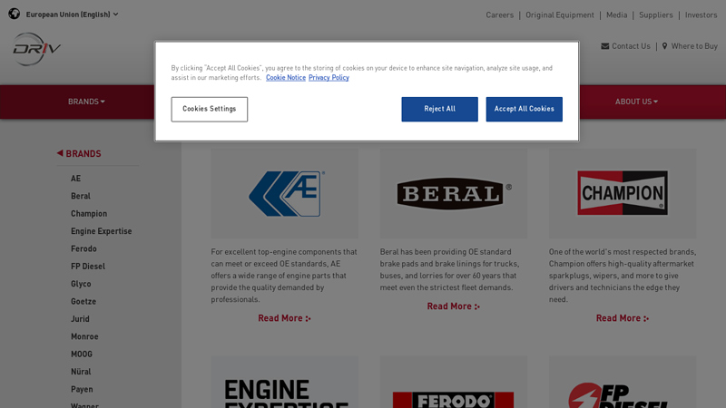 Discover Our Brands federal mogul auto parts