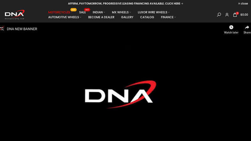 DNA Specialty: Motorcycle Wheels motor bike wheel parts