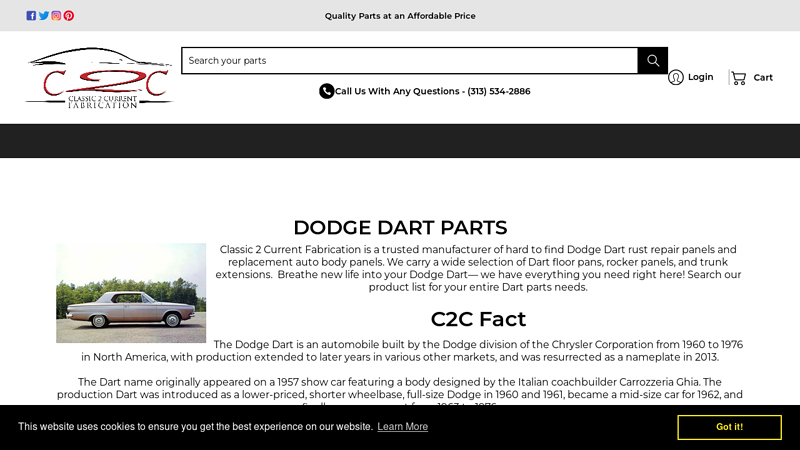 Dodge Dart Parts dodge dart car parts